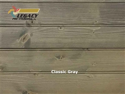 Spruce Prefinished Tongue and Groove Bead Board - Classic Gray
