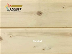 Spruce Prefinished Tongue And Groove Siding V-Joint Boards - Pickled