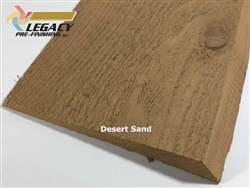Prefinished Haida Wavy Edge Cedar Siding - Desert Sand Stain