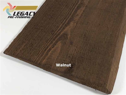 Prefinished Haida Wavy Edge Cedar Siding - Walnut Stain