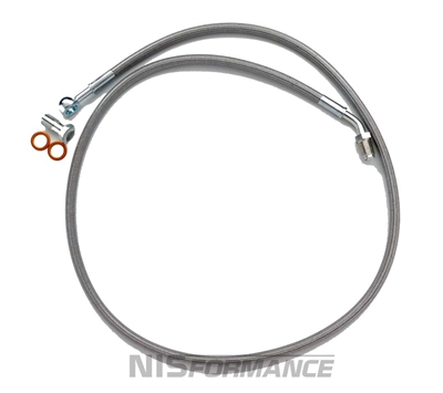Stainless Steel Clutch Hose (one piece design) - Clear cover