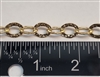 14K Gold Filled Chain - #5 - Small hammered oval cable