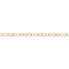 14K Gold Filled Chain - #6 - 3.3mm Flat Cable chain