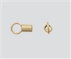 14kt Gold Filled 2mm End Cap with loop