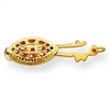 14kt Gold Filled Filigree Fishhook Box Clasp