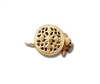 14kt Gold Filled Filigree Box Clasp - Single Strand Round