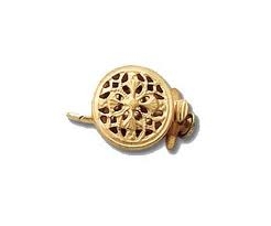 14kt Gold Filled Filigree Box Clasp - Single Strand Round