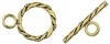 14kt Gold Filled Fancy Flat Toggle Clasp