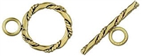 14kt Gold Filled Fancy Flat Toggle Clasp