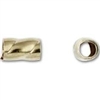 14kt Gold Filled Twisted Crimp Tube - 2mm x 3mm