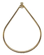 14K Gold Filled Chandelier Earring Component - Teardrop