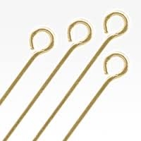 14K Gold Filled Eyepins - 22 gauge, 2 inch