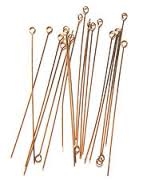 14K Gold Filled Eyepins - 24 gauge, 2 inch