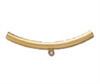 14kt Gold Filled Curved Tube with Loops - 3mm x 38mm - 1 Loop