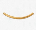 14kt Gold Filled Curved Tube - 2mm x 35mm