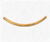 14kt Gold Filled Curved Tube - 2mm x 40mm