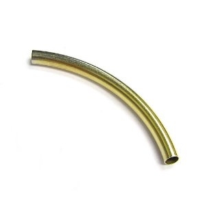 14kt Gold Filled Curved Tube - 3mm x 35mm