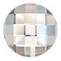 10mm Flatback Round Chessboard Crystal