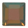 4mm Flatback Square Crystal Copper