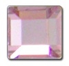 4mm Flatback Square Light Rose