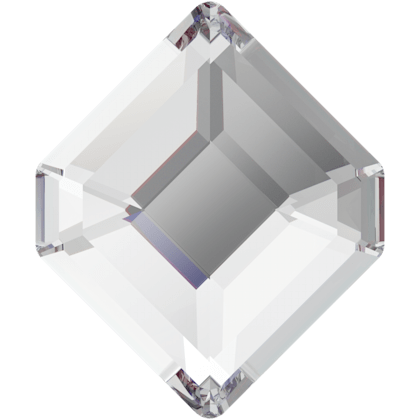 Swarovski 5 x 4.2mm Concise Hexagon Flat Back - Crystal