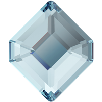 Swarovski 5 x 4.2mm Concise Hexagon Flat Back - Aquamarine