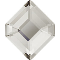 Swarovski 6.7 x 5.6mm Concise Hexagon Flat Back - Silver Shade