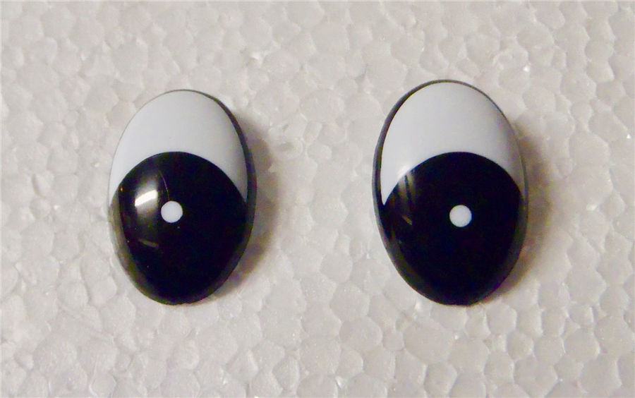 30mm Comical Eyes - Black