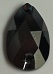 Swarovski 12 x 7mm Pear Sew On Jet Hematite