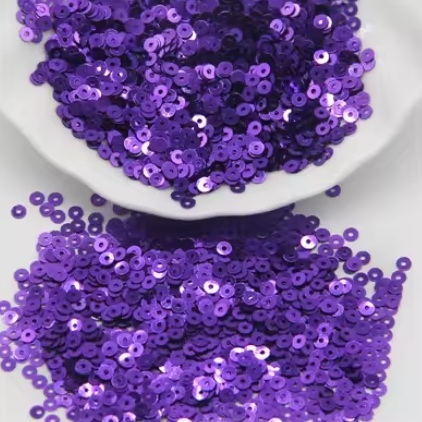 3mm Flat Sequins - Light Purple