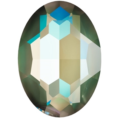 #4127 Swarovski Big Oval Fancy Stone- 30 X 22mm - Army Green DeLite