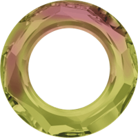 20mm Round Cosmic Ring Luminous Green CAL