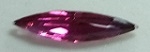 15 x 4mm Pointed Back Navette-Fuchsia