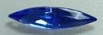 15 x 4mm Pointed Back Navette-Sapphire