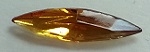 15 x 4mm Pointed Back Navette-Topaz