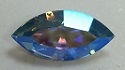 15 x 7mm Pointed Back Navette- Light Sapphire AB