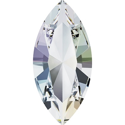 Swarovski #4228, 6 x 3mm Pointed Back Navette-Crystal AB