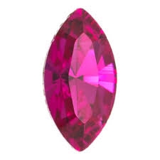 Swarovski #4228, 6 x 3mm Pointed Back Navette- Fuchsia