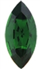 Swarovski #4228, 6 x 3mm Pointed Back Navette- Green Tourmaline - Discontinued Vintage Color