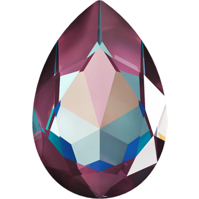 #4327 Swarovski Large Pear Fancy Stone- 30 X 22mm - Burgundy DeLite