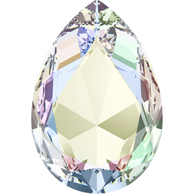 #4327 Swarovski Large Pear Fancy Stone- 30 X 22mm - Crystal AB