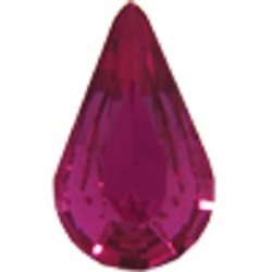 Swarovski Pointed Back Pear - 13 x 7.8mm  - Fuchsia