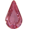 Swarovski Pointed Back Pear - 13 x 7.8mm  - Rose