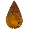 Swarovski Pointed Back Pear - 13 x 7.8mm  - Topaz