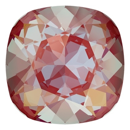 #4470 Swarovski Cushion Square Fancy Stone- 12mm - Royal Red DeLite