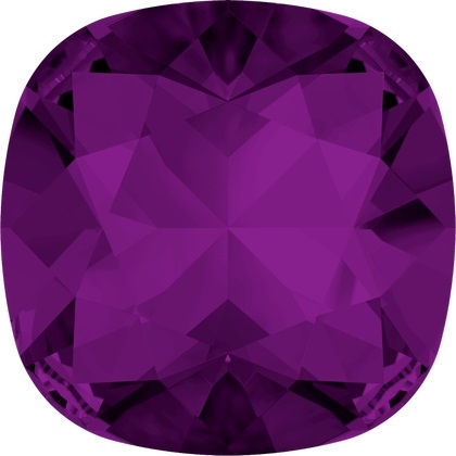 #4470 Swarovski Cushion Square Fancy Stone- 27mm - Amethyst