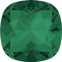 #4470 Swarovski Cushion Square Fancy Stone- 27mm - Emerald