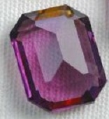 #4600 Swarovski Cushion Octagon Fancy Stone- 10 X 8mm - Unfoiled Amethyst- Discontinued Vintage