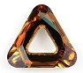 14mm Triangle Cosmic Ring Crystal Copper CAL