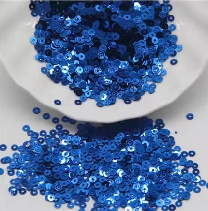 4mm Flat Sequins - Royal